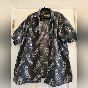 CRUISE READY! Kahala Organic Men Aloha Tropical Shirt 2XL